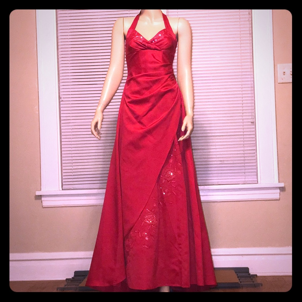 Red Formal Party Dress